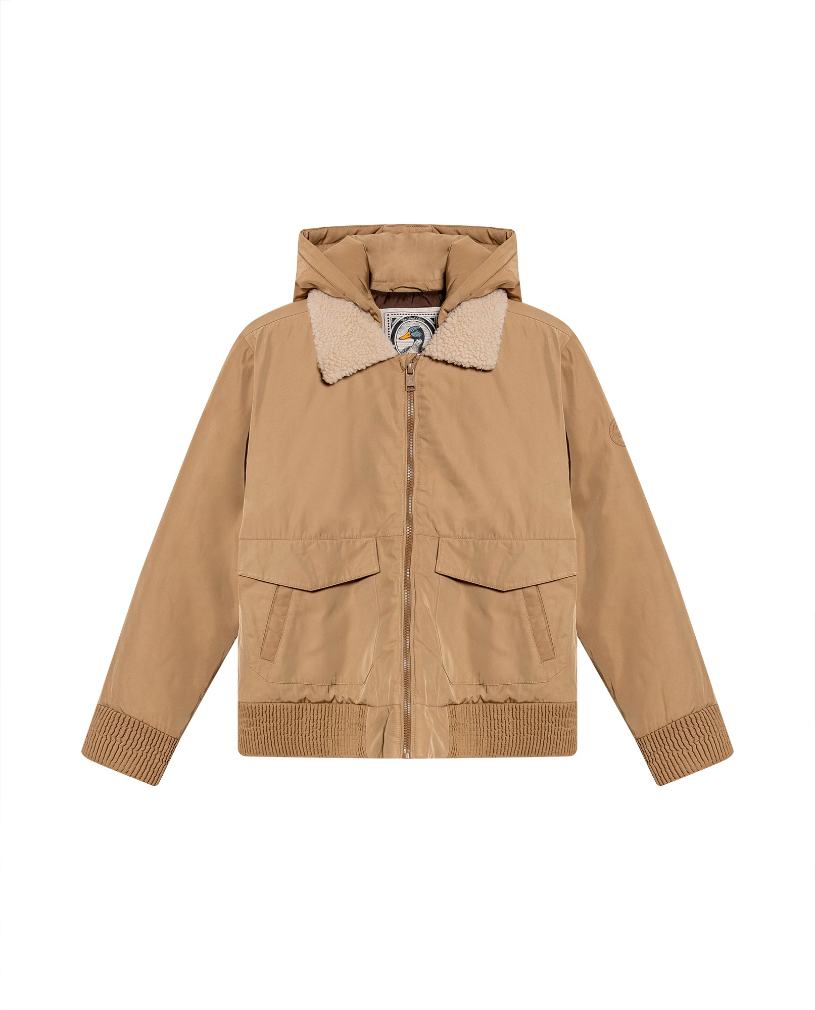 Men's Removable Hood Aviator Jacket in Polyester, Horizon 629G006 - 2
