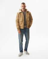 Men's Removable Hood Aviator Jacket in Polyester, Horizon 629G006 - 3