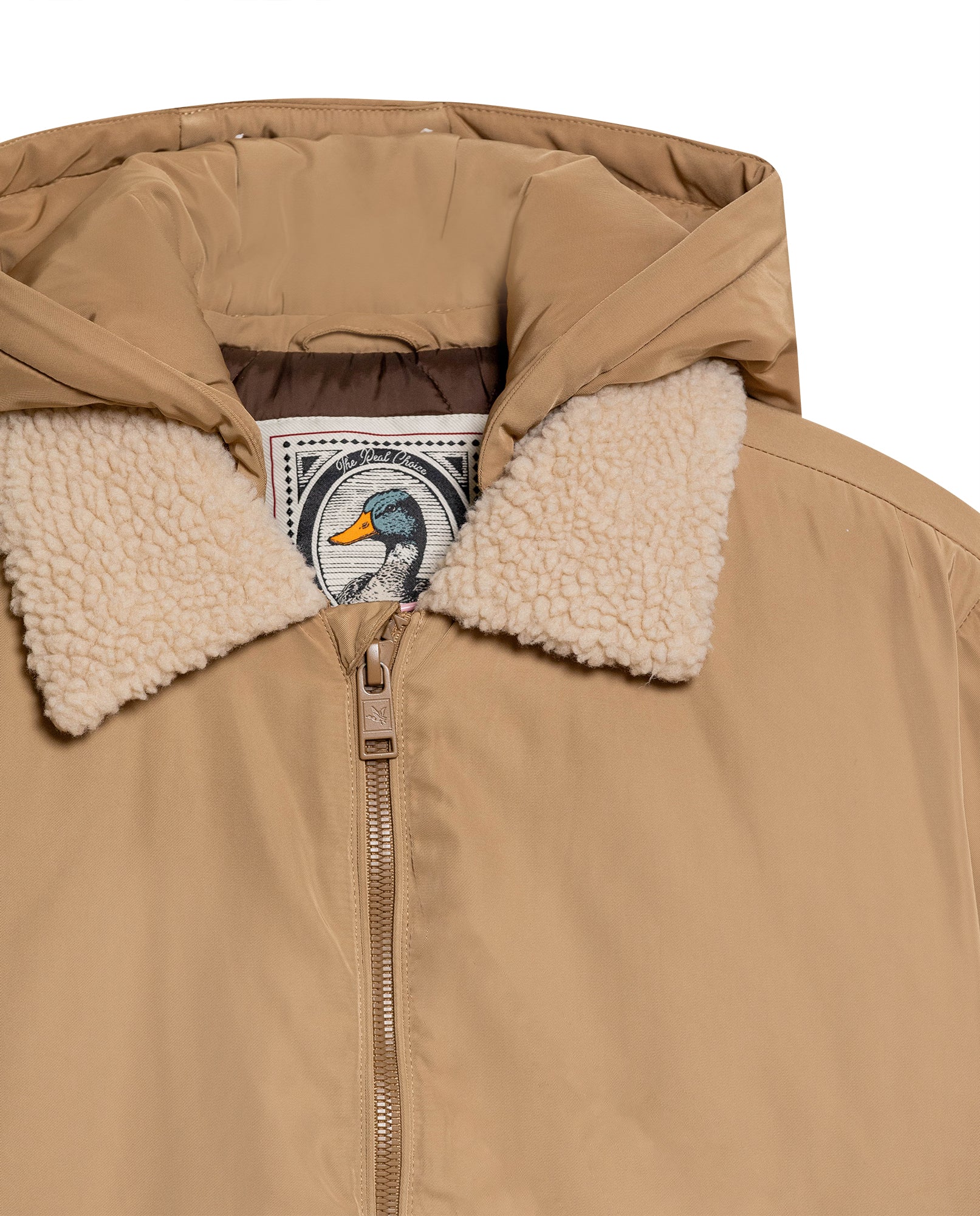 Men's Removable Hood Aviator Jacket in Polyester, Horizon 629G006 - 7
