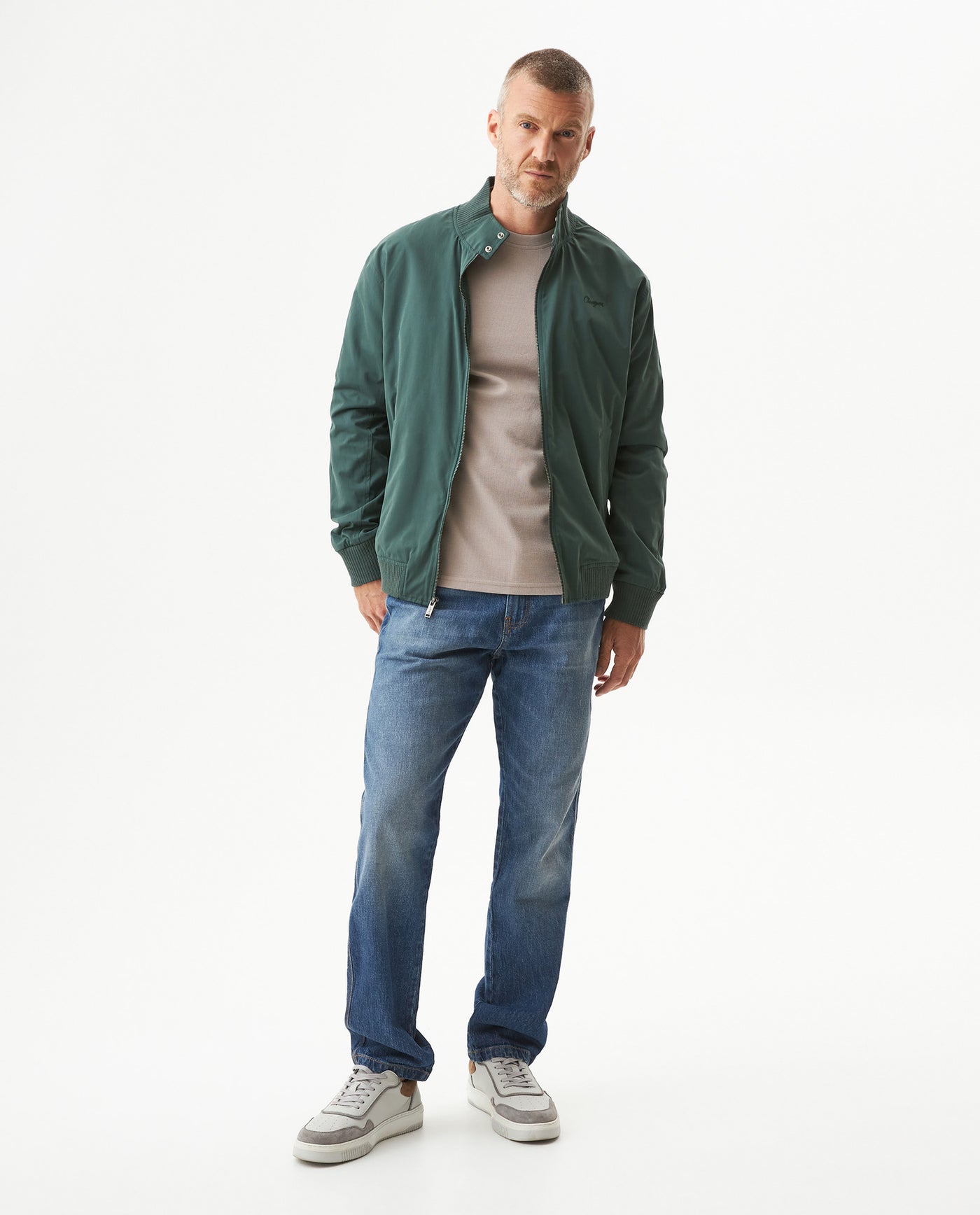 Men's Bomber Jacket - Green 629G008 - 3