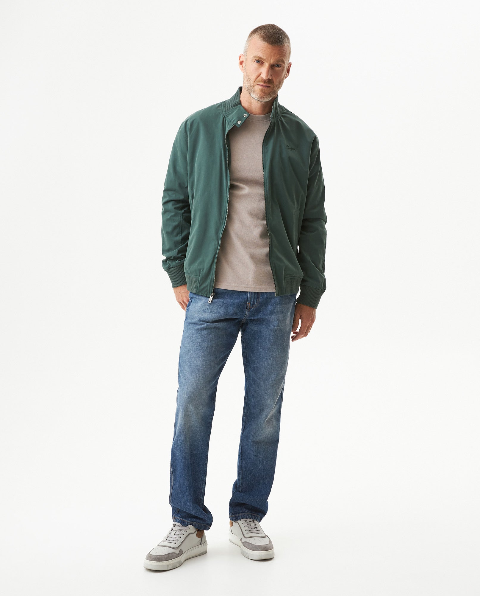 Men's Bomber Jacket - Green 629G008 - 3