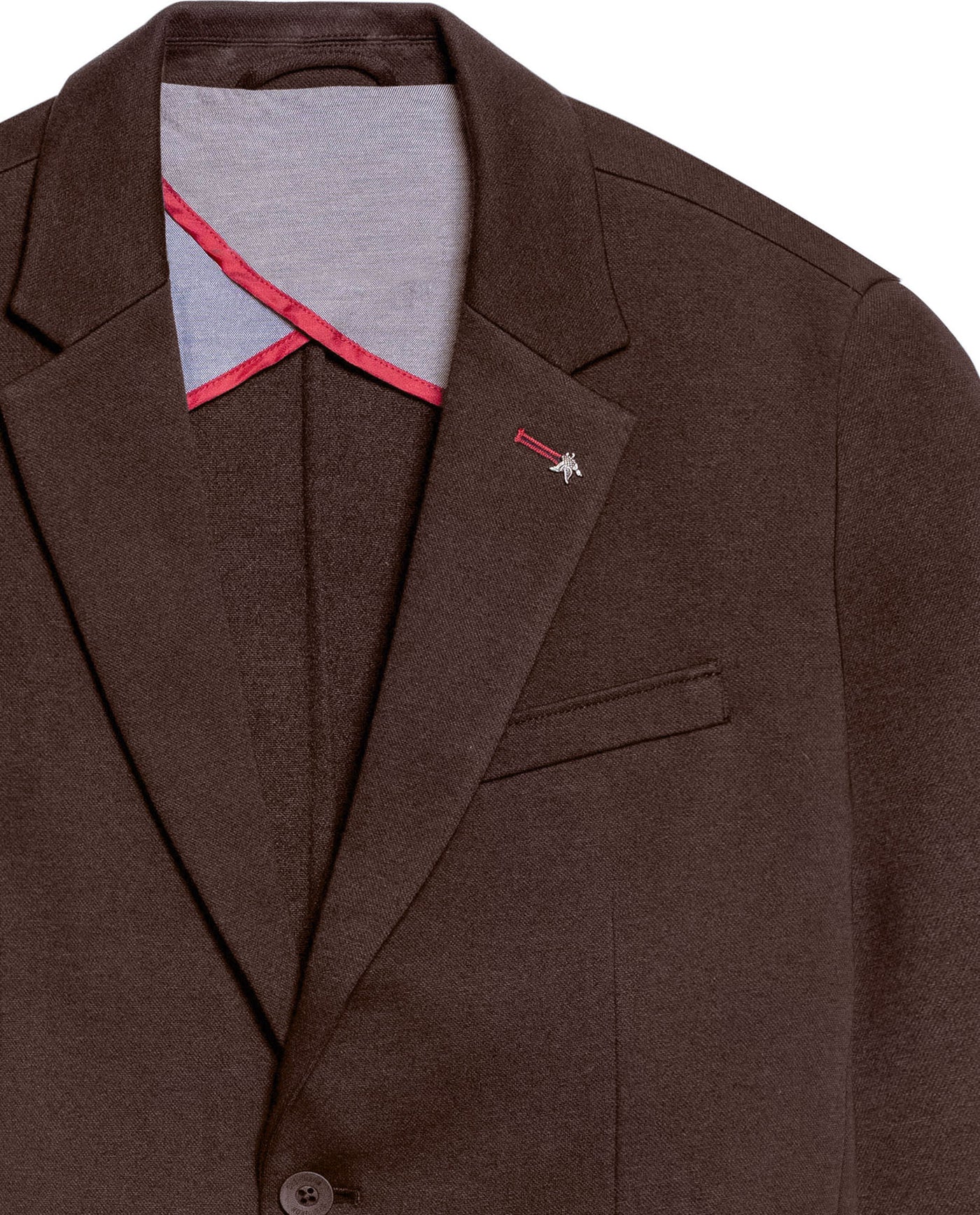 Men's Blazer with Duck Pin in Cotton-Polyester Blend, Maritime 629G009 - 7