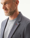 Men's Blazer with Duck Pin in Cotton-Polyester Blend, Maritime 629G009 - 4
