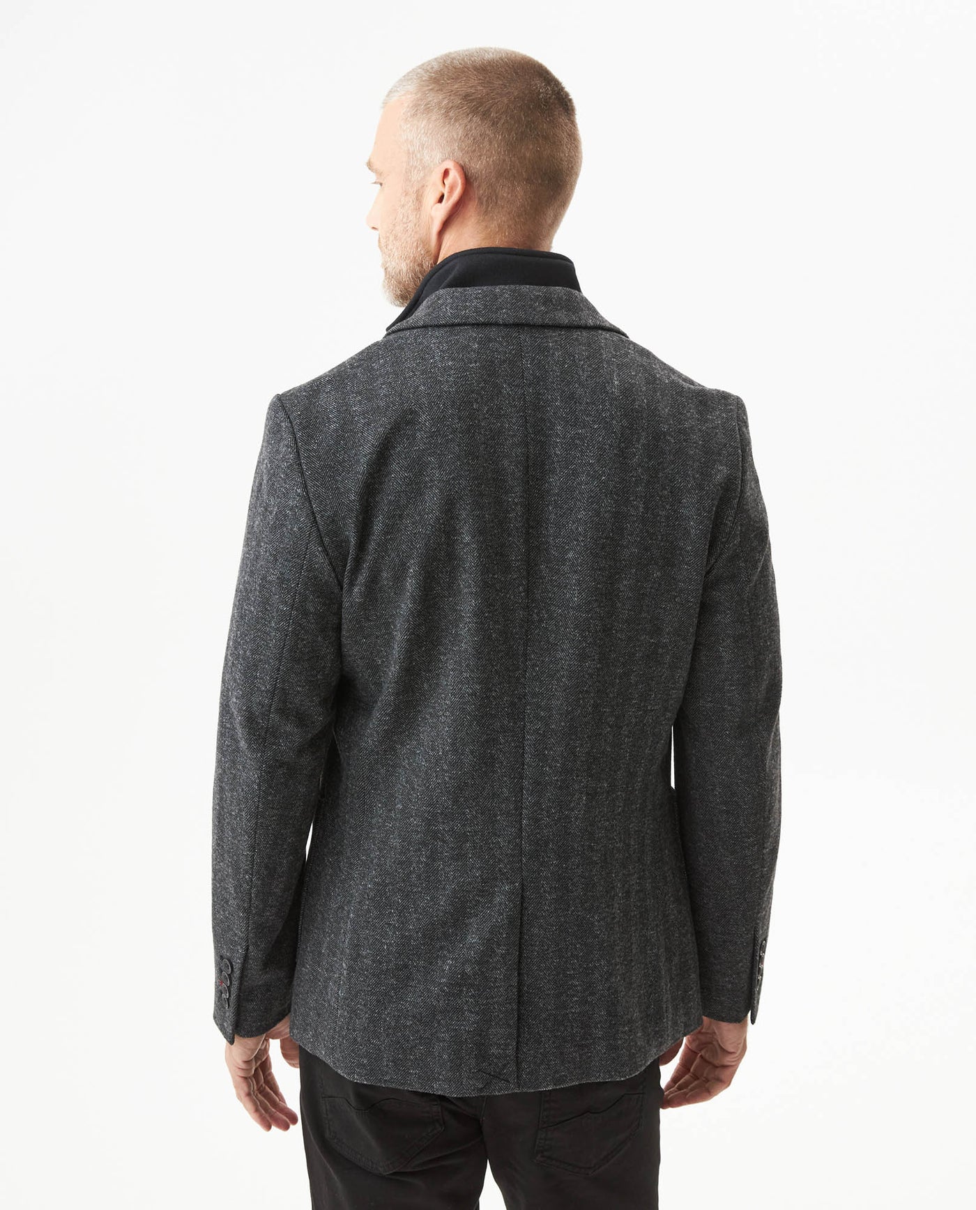 Men's 2-in-1 Blazer with Duck Pin in Polyester-Rayon Blend, Dockside 629G010 - 5