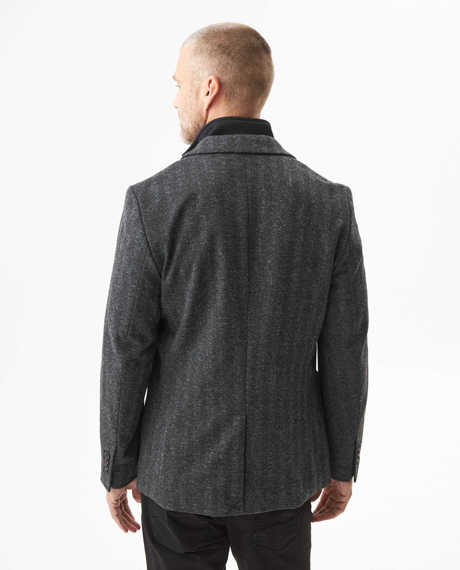 Men's 2-in-1 Blazer with Duck Pin in Polyester-Rayon Blend, Dockside 629G010 - 5