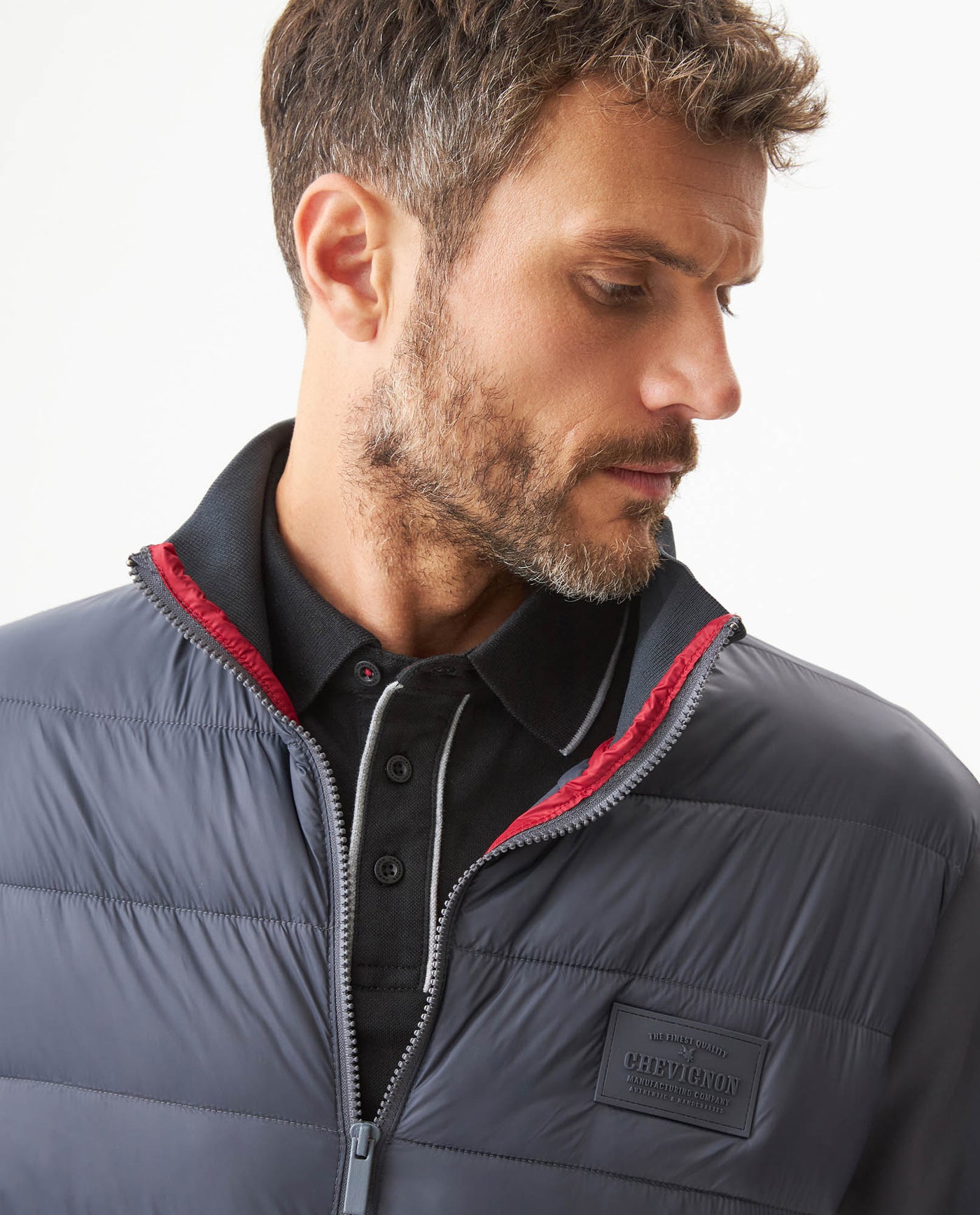 Men's Bomber Jacket in Polyamide-Polyester Blend, Windward 629G012 - 4