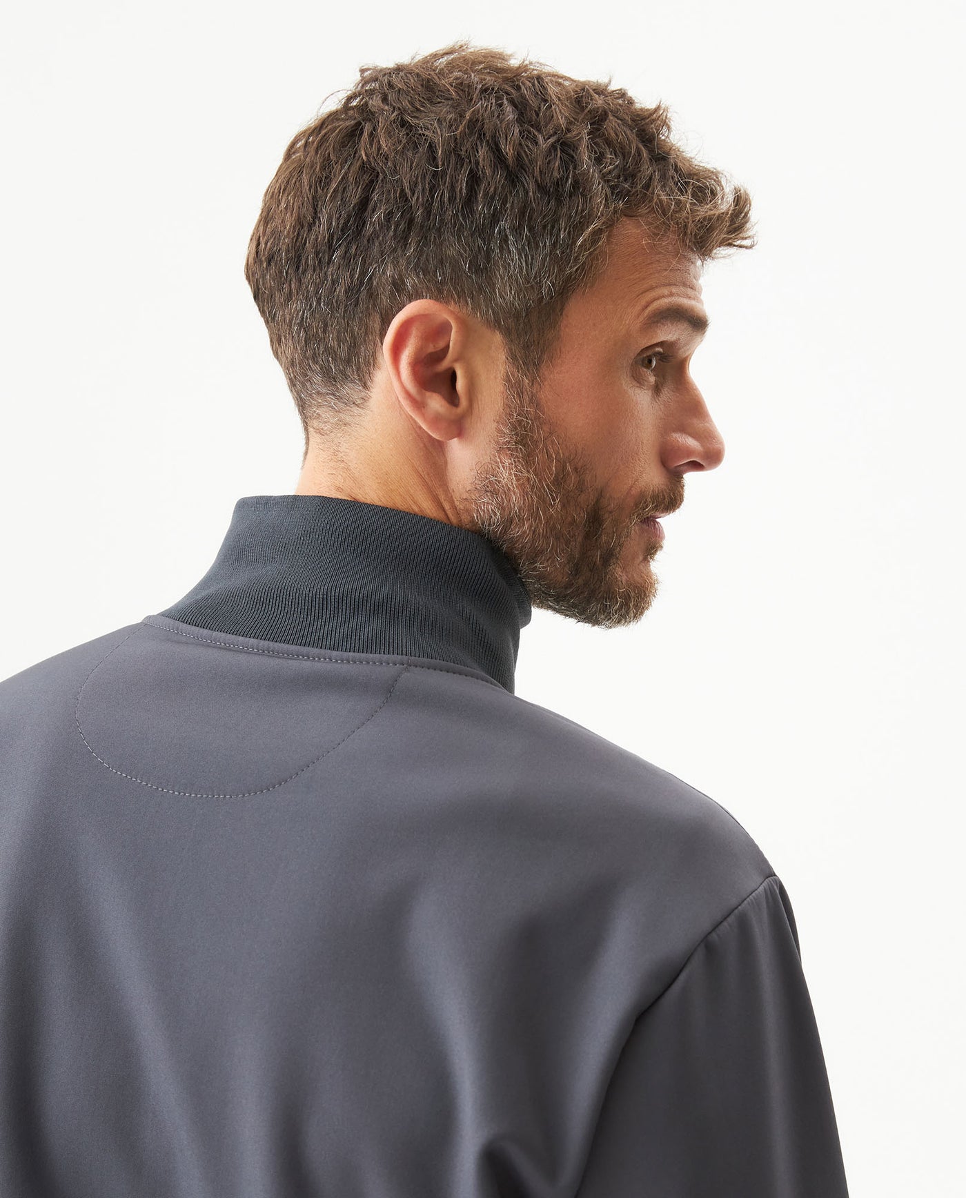Men's Bomber Jacket in Polyamide-Polyester Blend, Windward 629G012 - 6