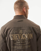 Men's Herringbone Bomber Jacket in Polyester, Jetty 629G013 - 6