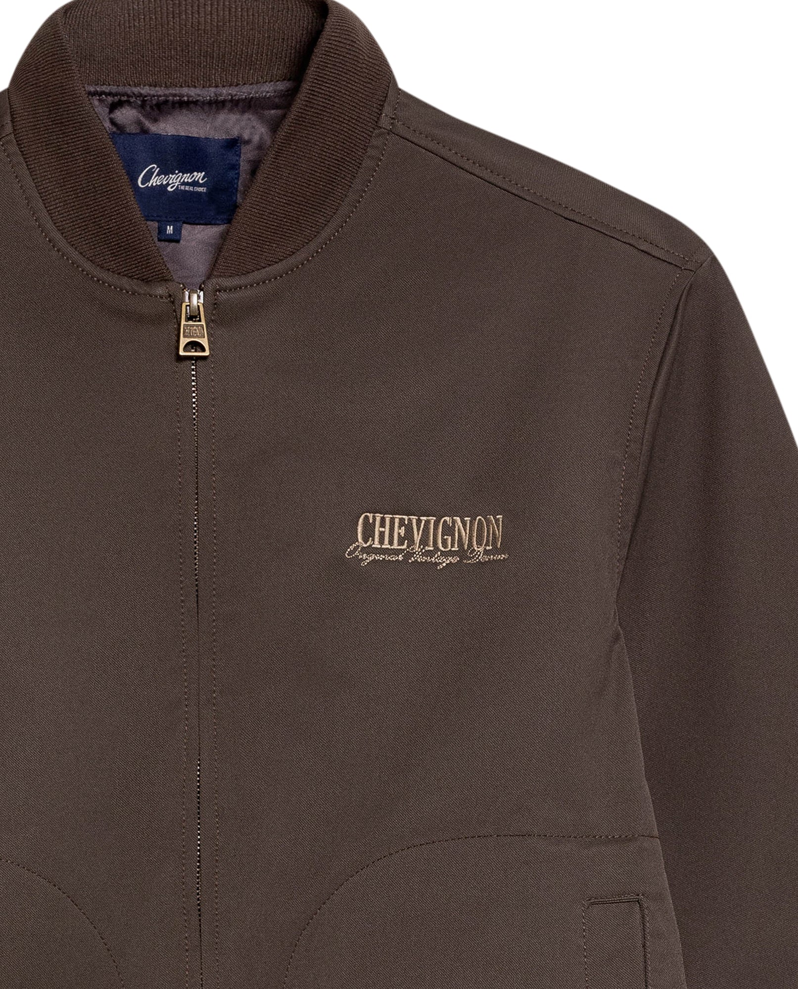 Men's Herringbone Bomber Jacket in Polyester, Jetty 629G013 - 7