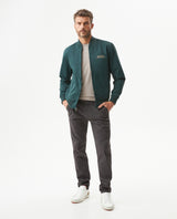 Men's Herringbone Bomber Jacket in Polyester, Jetty 629G013 - 3