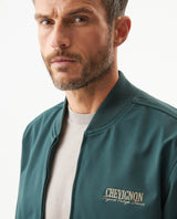 Men's Herringbone Bomber Jacket in Polyester, Jetty 629G013 - 4