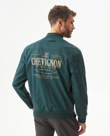 Men's Herringbone Bomber Jacket in Polyester, Jetty 629G013 - 5