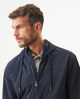 Men's Windbreaker Jacket in Nylon Stretch Blend, Tidewater - 4