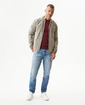 Men's Windbreaker Jacket in Nylon Stretch Blend, Tidewater - 3