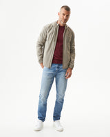 Men's Windbreaker Jacket in Nylon Stretch Blend, Tidewater - 3