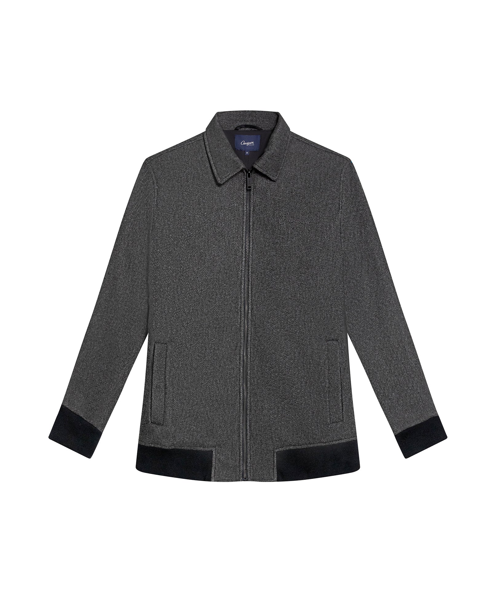 Men's Peach Touch Aviator Jacket in Polyester, Mariner - 1