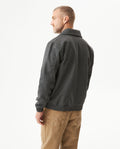 Men's Peach Touch Aviator Jacket in Polyester, Mariner - 5