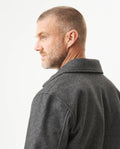 Men's Peach Touch Aviator Jacket in Polyester, Mariner - 6