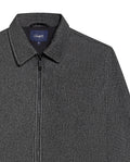 Men's Peach Touch Aviator Jacket in Polyester, Mariner - 7