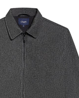 Men's Peach Touch Aviator Jacket in Polyester, Mariner - 7