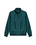 Men's Hidden Hood Smart Bomber Jacket in Polyester, Seaport - 1