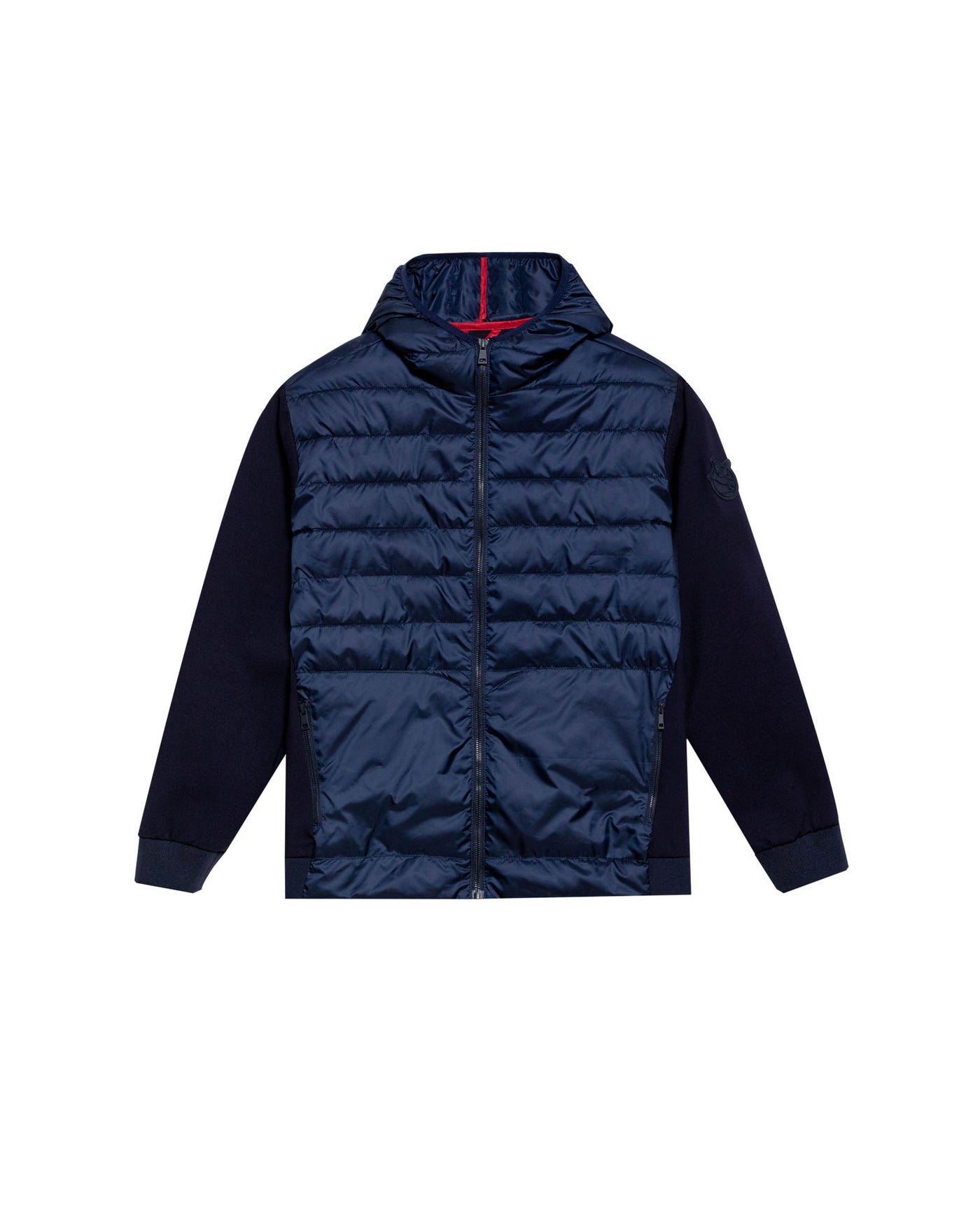 Men's Hooded Bomber Jacket in Polyester, Coordinates - 1