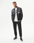 Men's Racing Aviator Jacket in Polyester-Cotton Blend - 3
