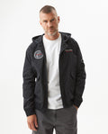 Men's Racing Bomber Jacket with Hood in Polyester - 2