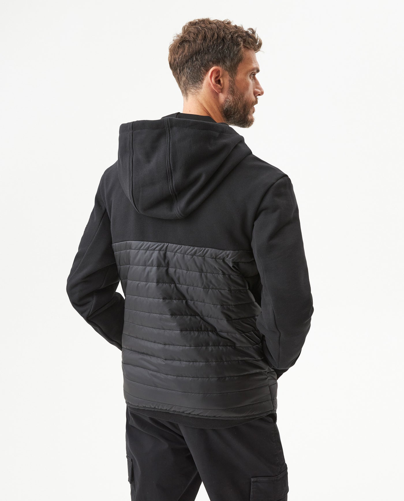 Men's Racing Quilted Jacket in Cotton-Polyester Blend - 5
