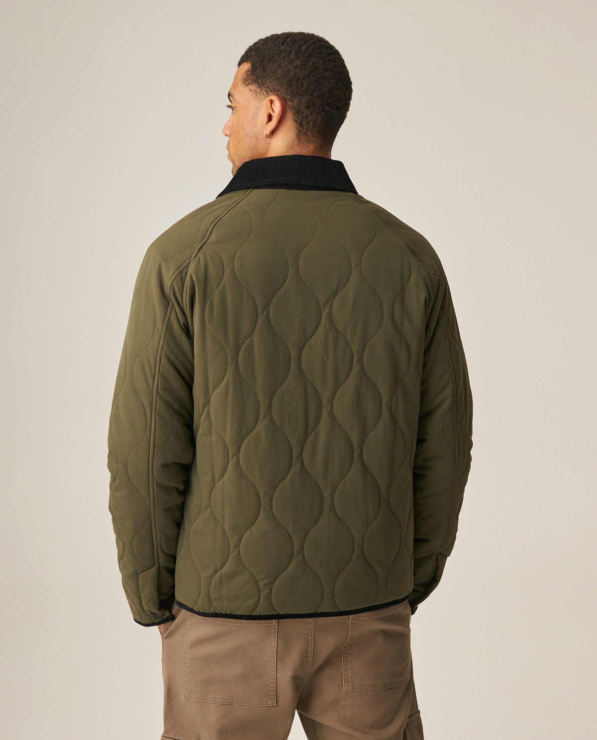 Men´s Quilted Raglan Jacket - Green 63_629H010_VER190414_4