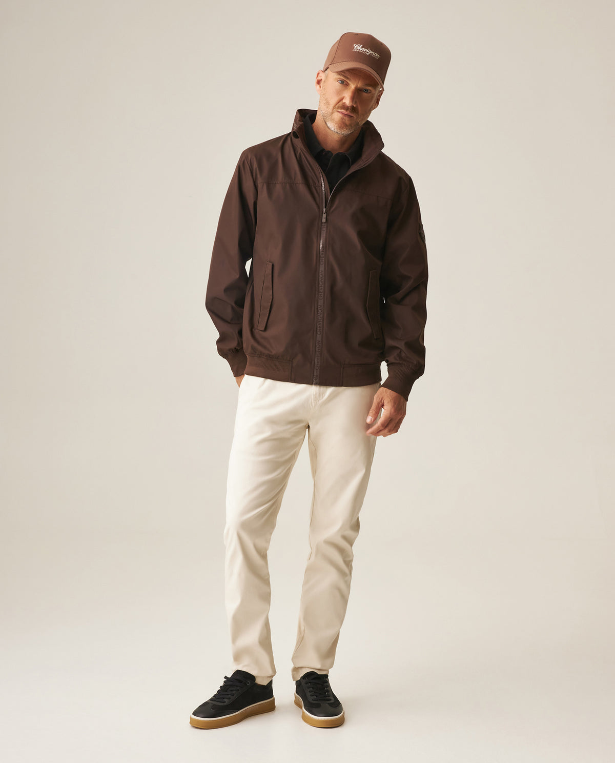 Men´s Bomber Windbreaker - Brown 63_629H013_CAF190915_0