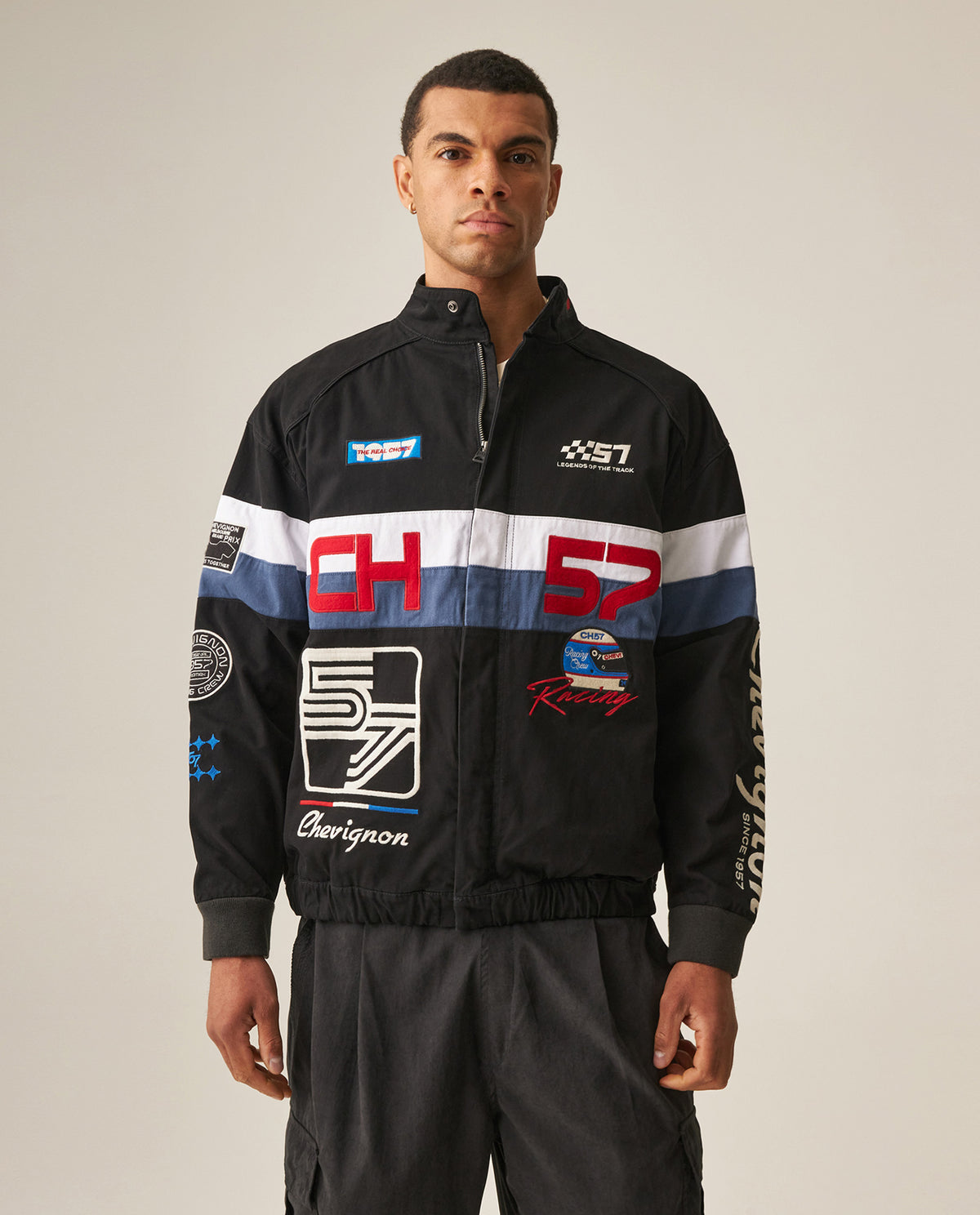 Men´s Bomber Racing Jacket - Black 63_629H902_NEG194007_3