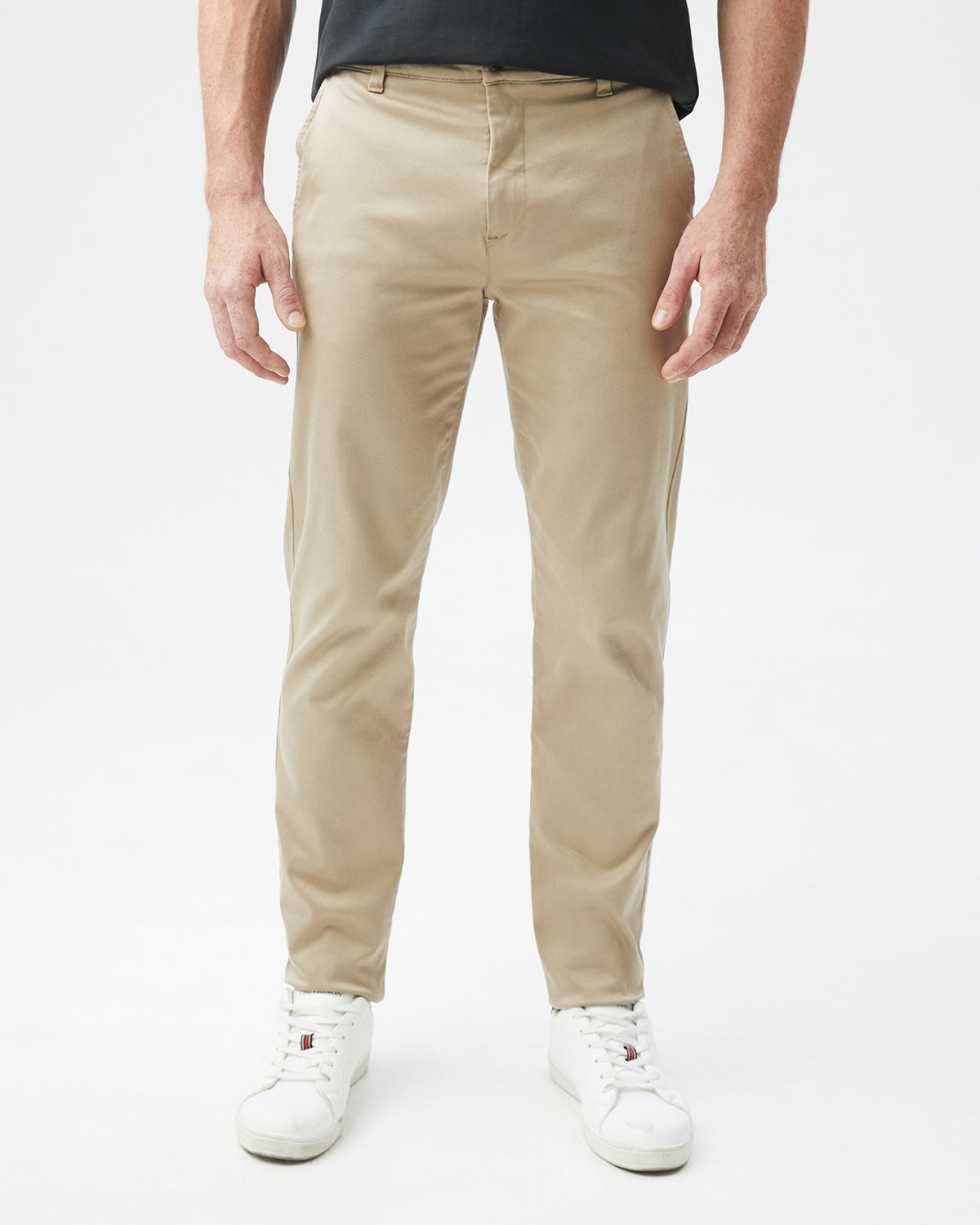 KHAKI REGULAR FIT CHINOS