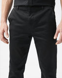 BLACK REGULAR FIT CHINOS