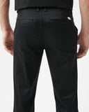 BLACK REGULAR FIT CHINOS