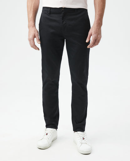 Men's Cotton - Elastane Pants - Black - 2