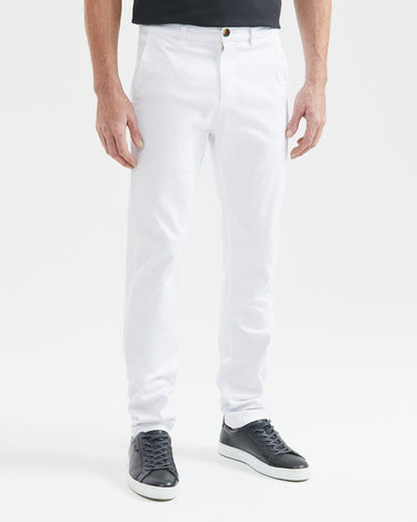 CHINOS COUPE SLIM EN BLANC