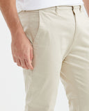 SLIM FIT CHINOS IN ECRU