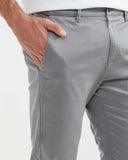 REGULAR FIT CHINOS IN GRAY