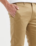 SLIM FIT CHINOS IN KHAKI