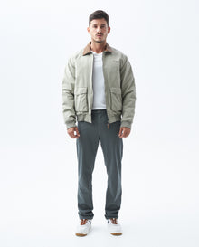 Men's Pants, Regular Fit Straight Leg - Traditional 5 Pocket Design - Green - 2