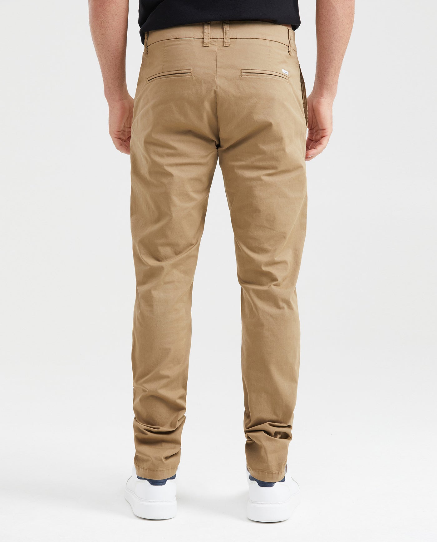 Men's Slim Fit Chino Pants Soft Touch Mid-Rise Cotton Stretch - 4
