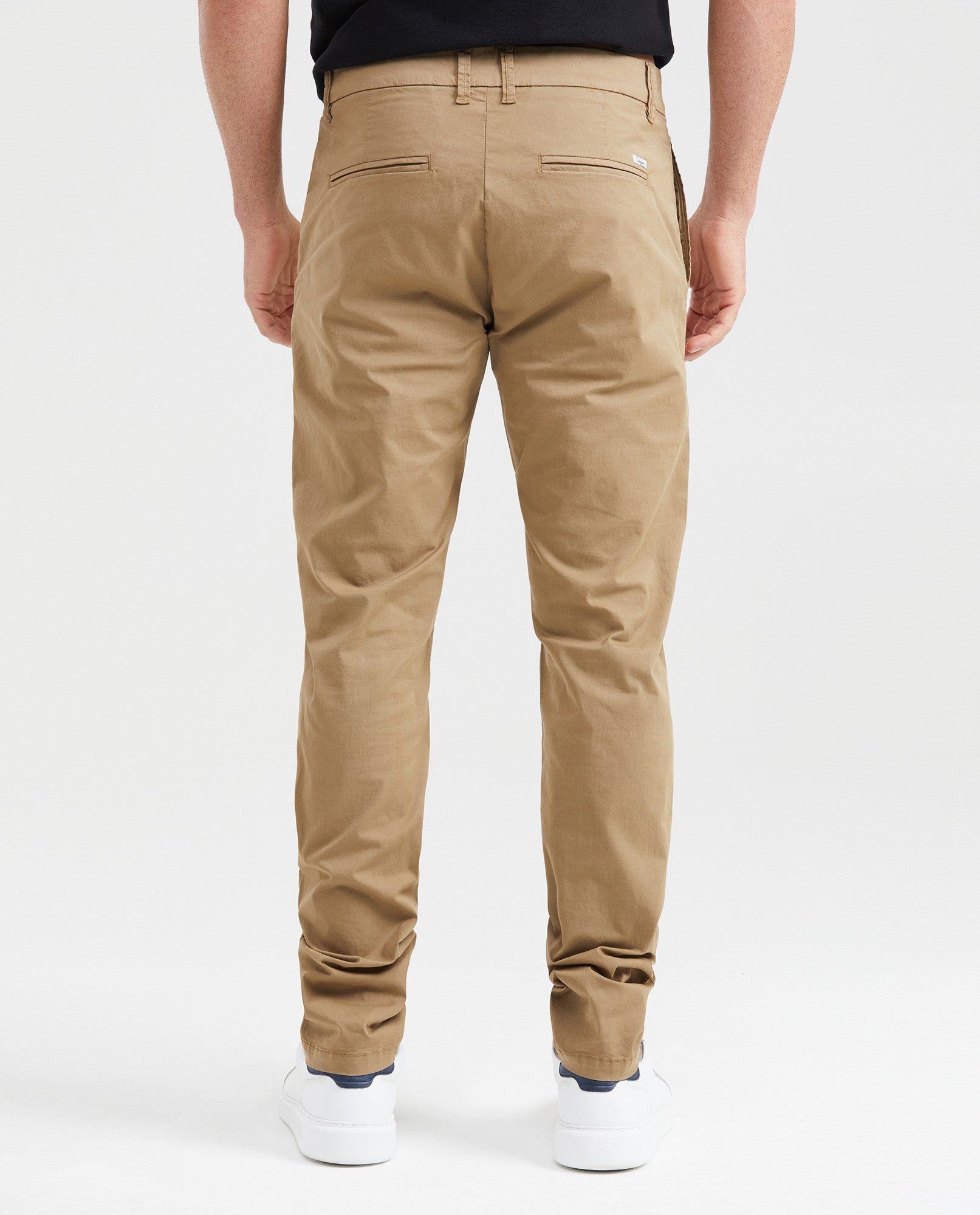 Men's Slim Fit Chino Pants Soft Touch Mid-Rise Cotton Stretch - 4