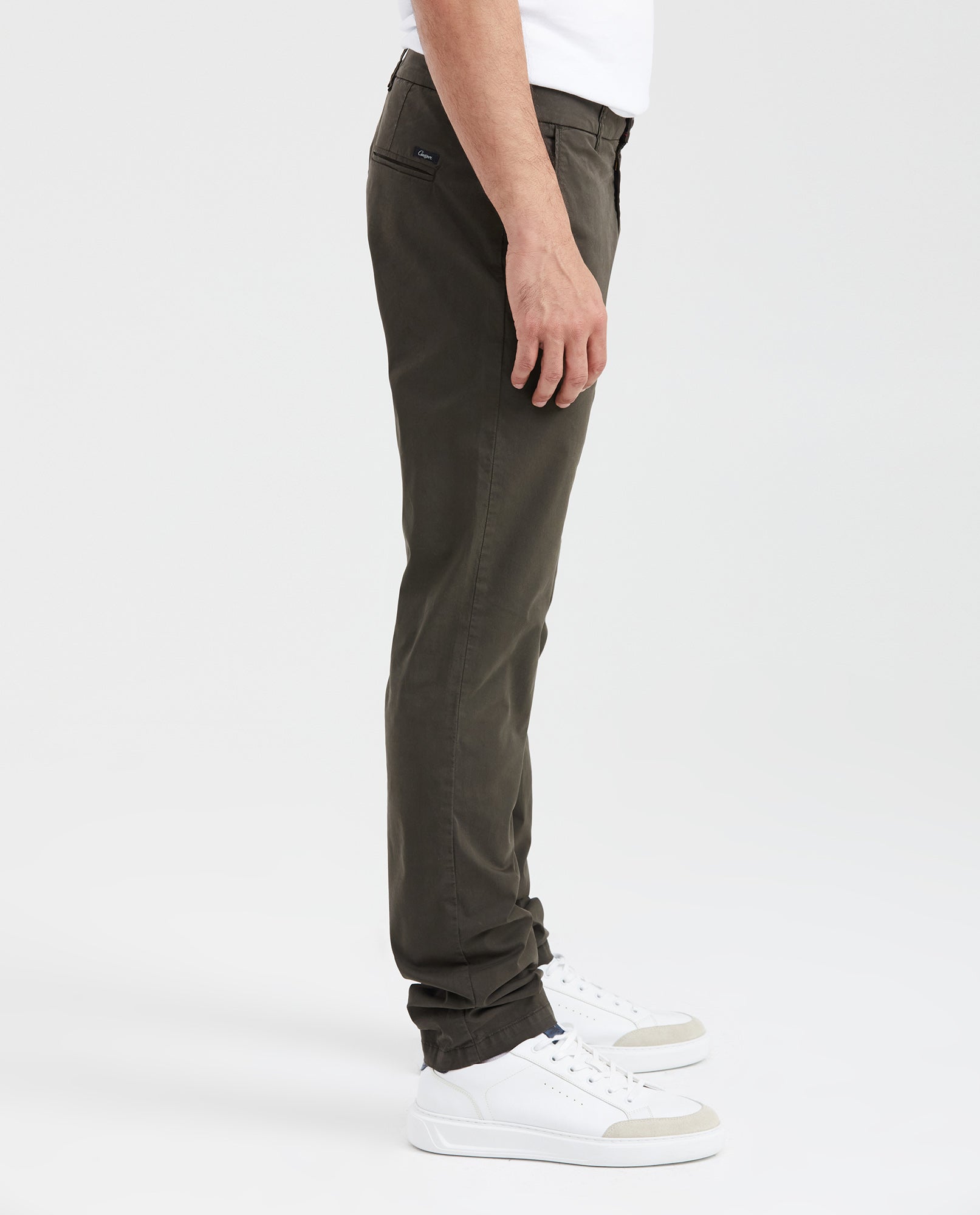 Men's Slim Fit Chino Pants Soft Touch Mid-Rise Cotton Stretch - 3