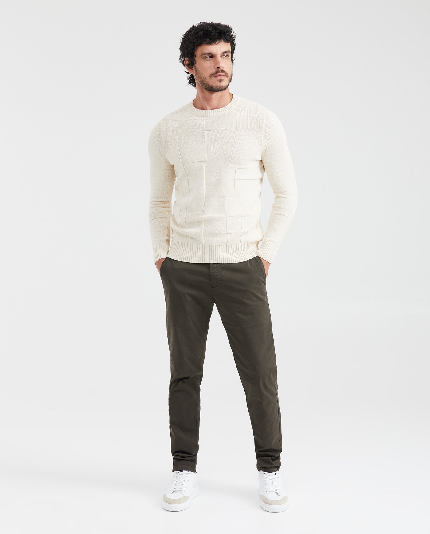 Men's Slim Fit Chino Pants Soft Touch Mid-Rise Cotton Stretch - 6
