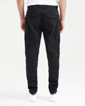 Men's Regular Fit Cargo Pants Wide Leg Diagonal Pockets Cotton-Elastane - 4