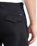 Men's Regular Fit Cargo Pants Wide Leg Diagonal Pockets Cotton-Elastane - 5