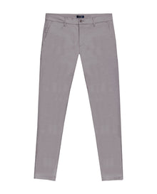 Mens Chino Pants Mid Rise Bootcut Cotton Elastane Piping Pockets Buttons Label Over Piping - Gray 63_631H000_GRI175102_0