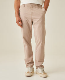Mens Jogger Pants Mid Rise Cotton Elastane Papery Finish Cool Touch Elastic Waist Drawstring Hidden Snap - Gray 63_631H001_GRI170205_0