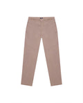 Mens Jogger Pants Mid Rise Cotton Elastane Papery Finish Cool Touch Elastic Waist Drawstring Hidden Snap - Gray 63_631H001_GRI170205_3